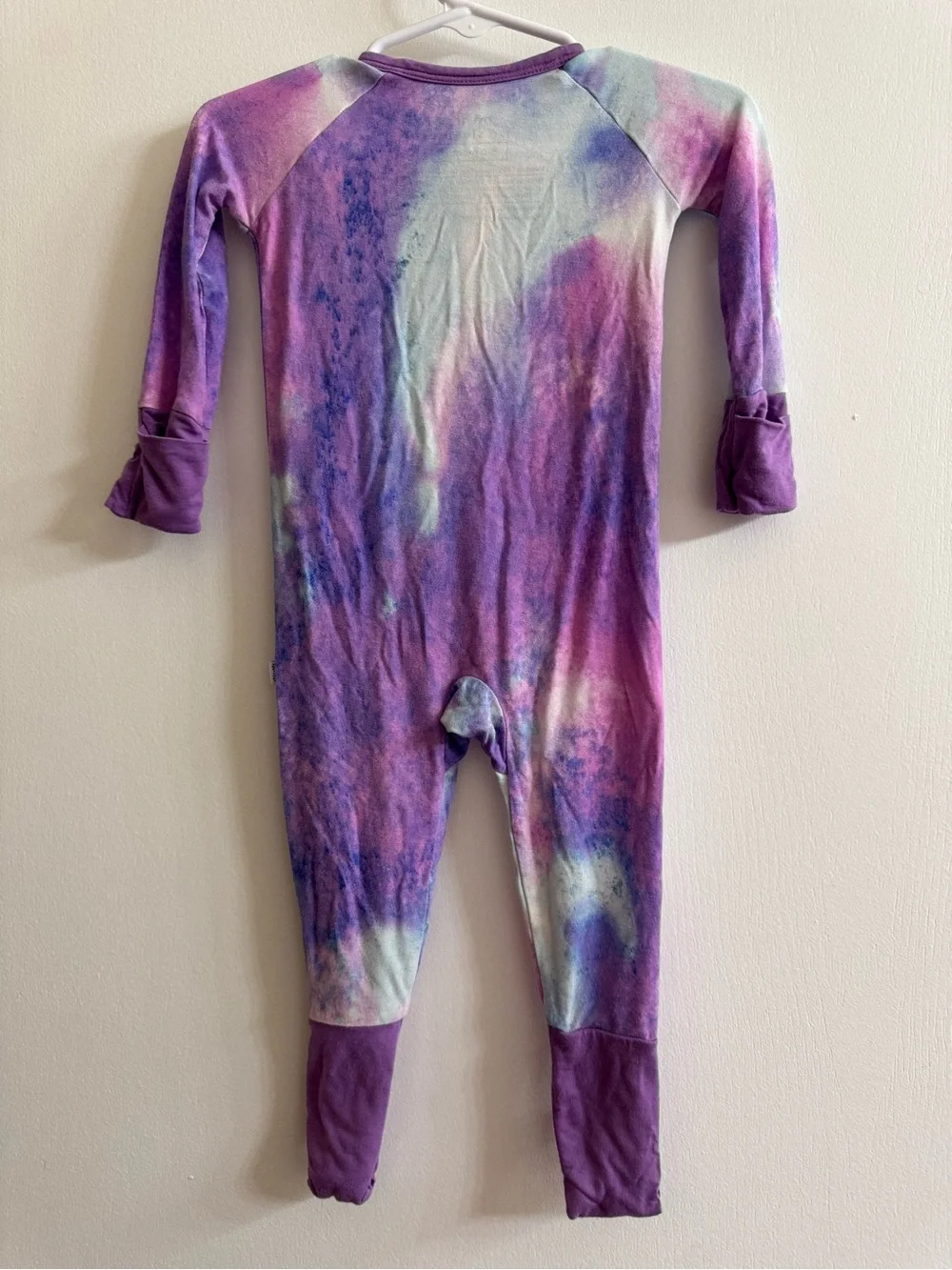 Little Sleepies Purple Watercolor Onesie